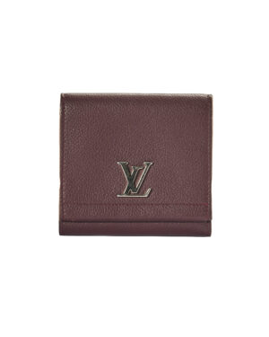 Louis Vuitton Portafoglio Lock Me Taurillon Vino