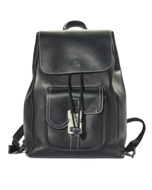 Dior Zaino Saddle Pattina Medium Granulato Nero