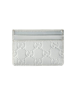 Gucci Potacarte Guccissima Lucido Argento