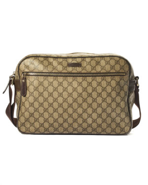 Gucci Messanger Man Large GG Supreme Marrone