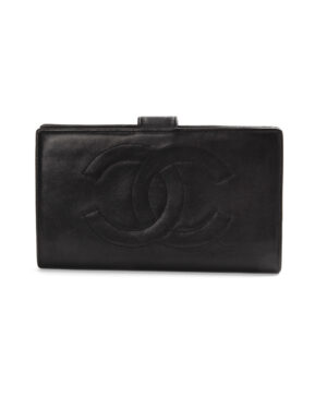 Chanel Portafoglio Clip CC Nero