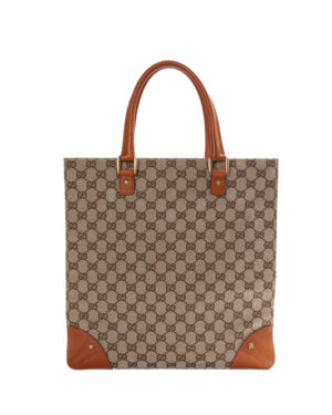 Gucci Tote Vintage Medium GG Supreme Arancione