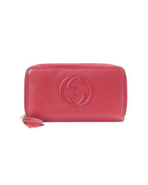 Gucci Portafoglio Soho Zip Fucsia