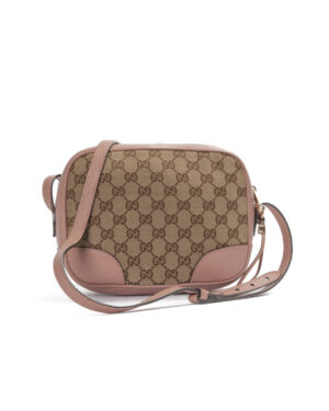 Gucci Bree Camera Bag GG Supreme Rosa
