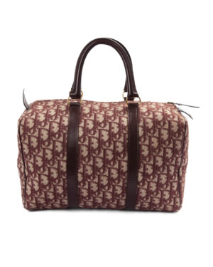 Dior Boston Vintage Medium Oblique Bordeuax