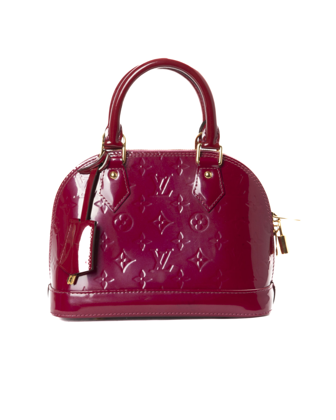Louis Vuitton Alma BB Vernice Fucsia