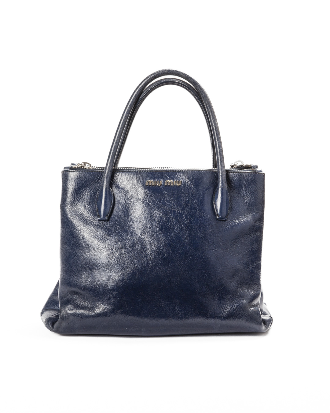 Miu Miu Tote Square Medium Blu