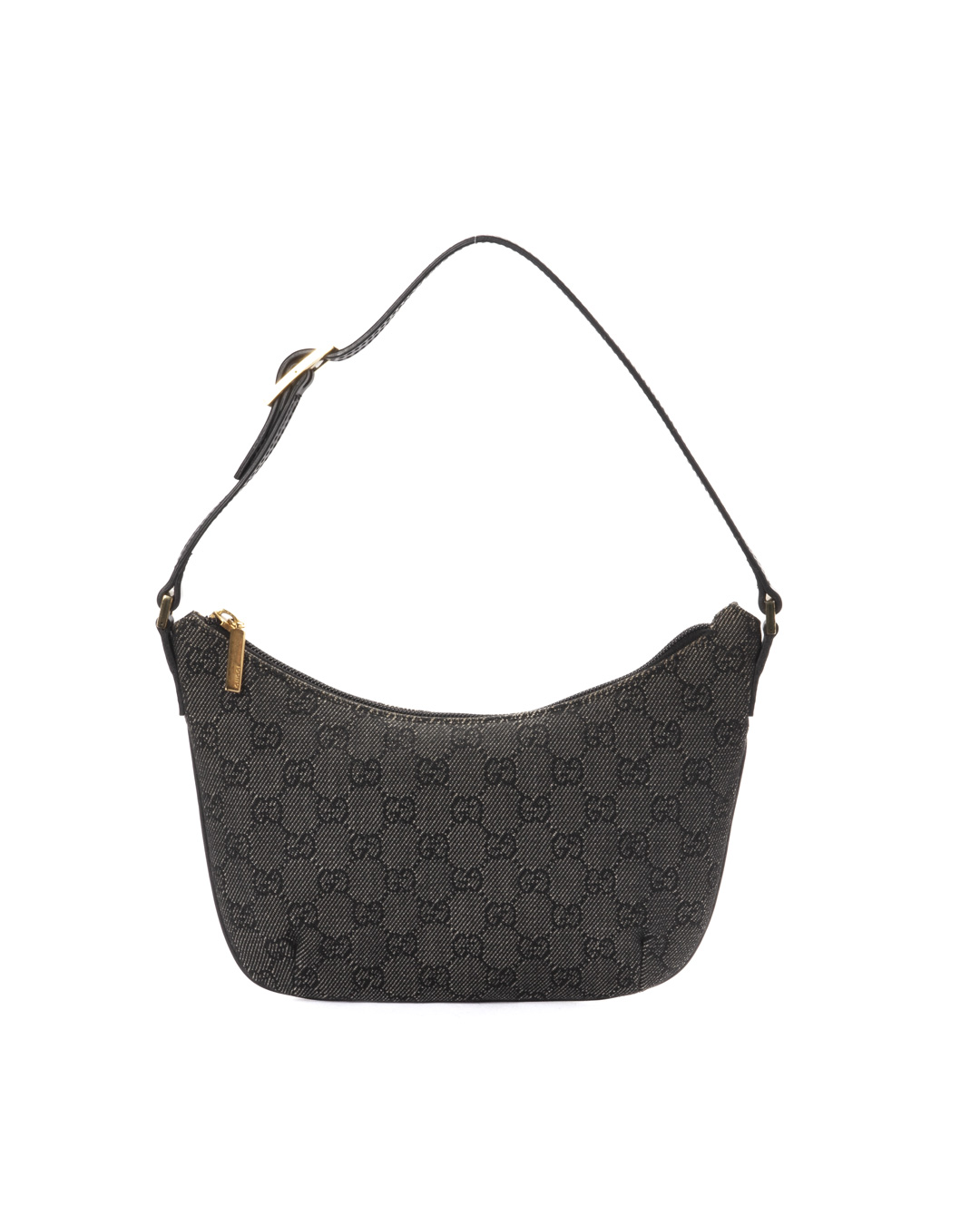 Gucci Pochette Hobo Small GG Nero
