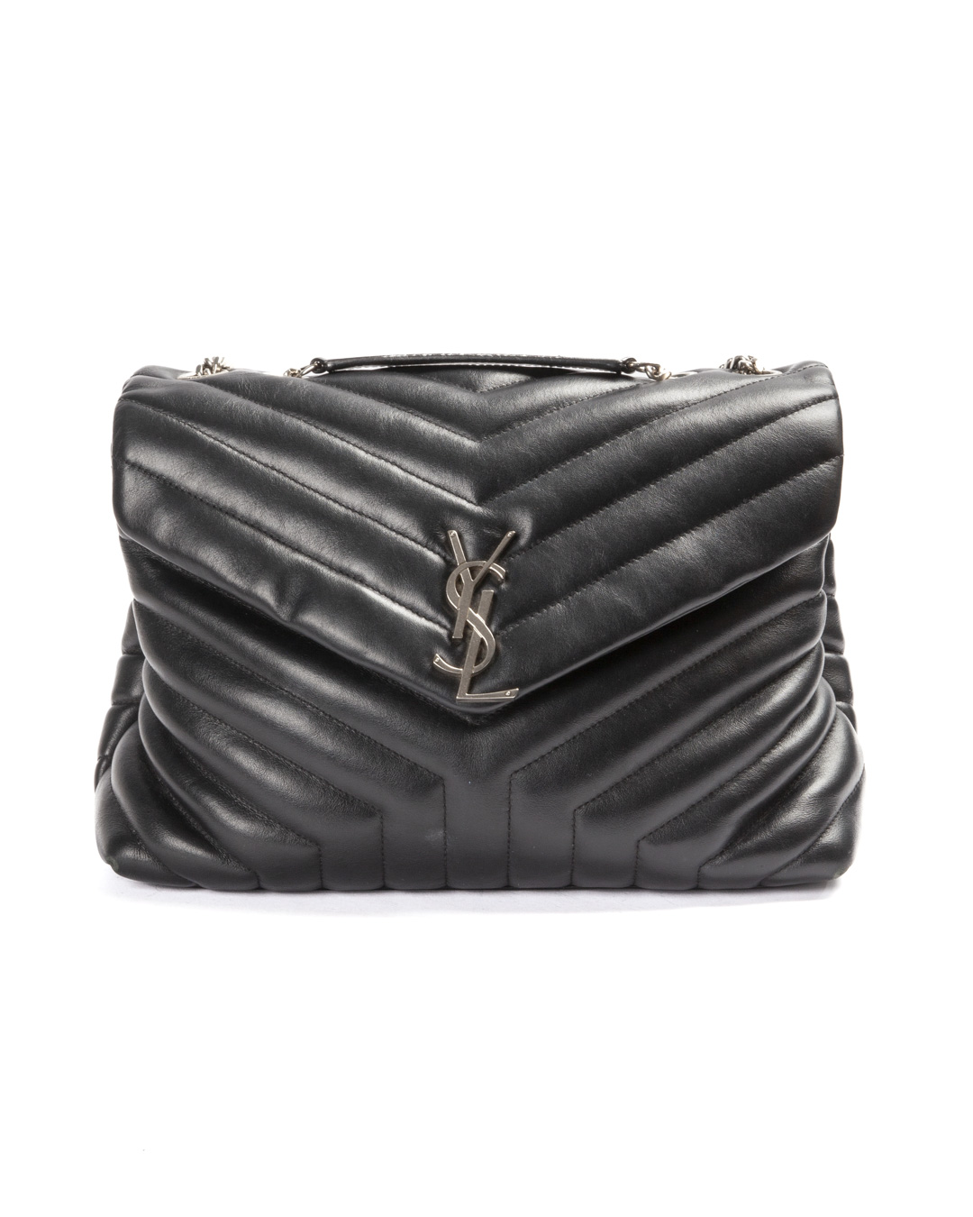 Saint Laurent Lou Lou Medium Trapuntata Nera