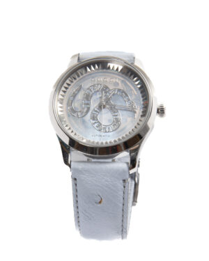 Gucci Orologio Snake Madreperla Struzzo Ghiaccio