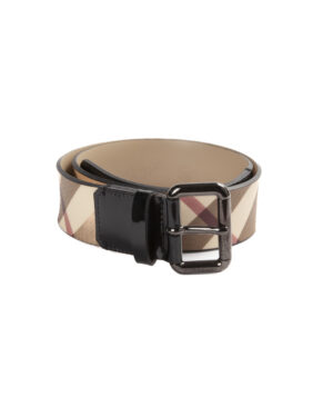 Burberry Cintura Check Beige Nera