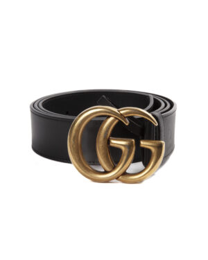 Gucci Cintura GG Marmont Nera