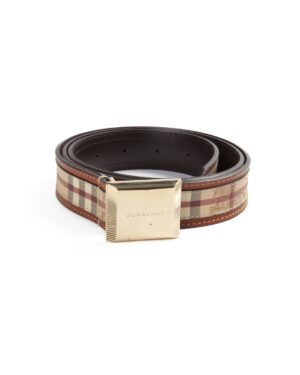 Burberry Cintura Check Beige Marrone