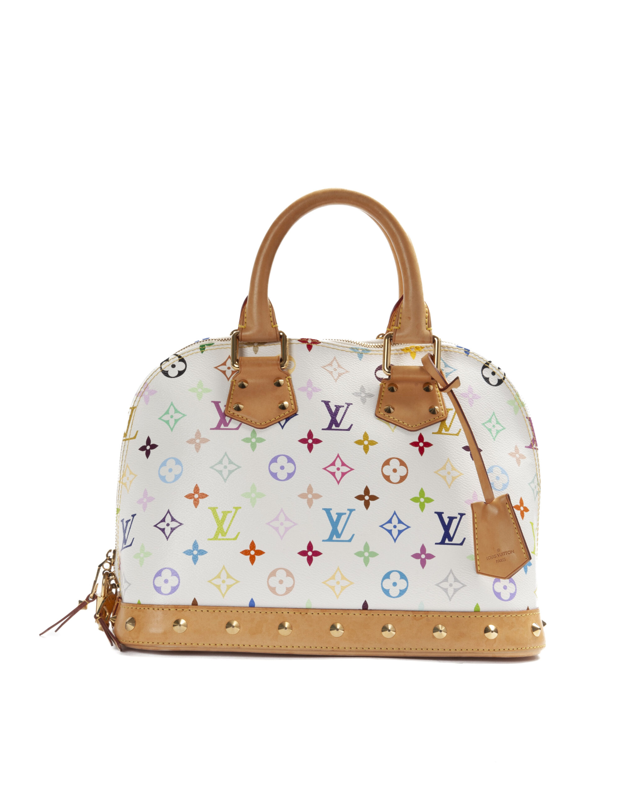 Louis Vuitton Alma MM Multicolor Bianca