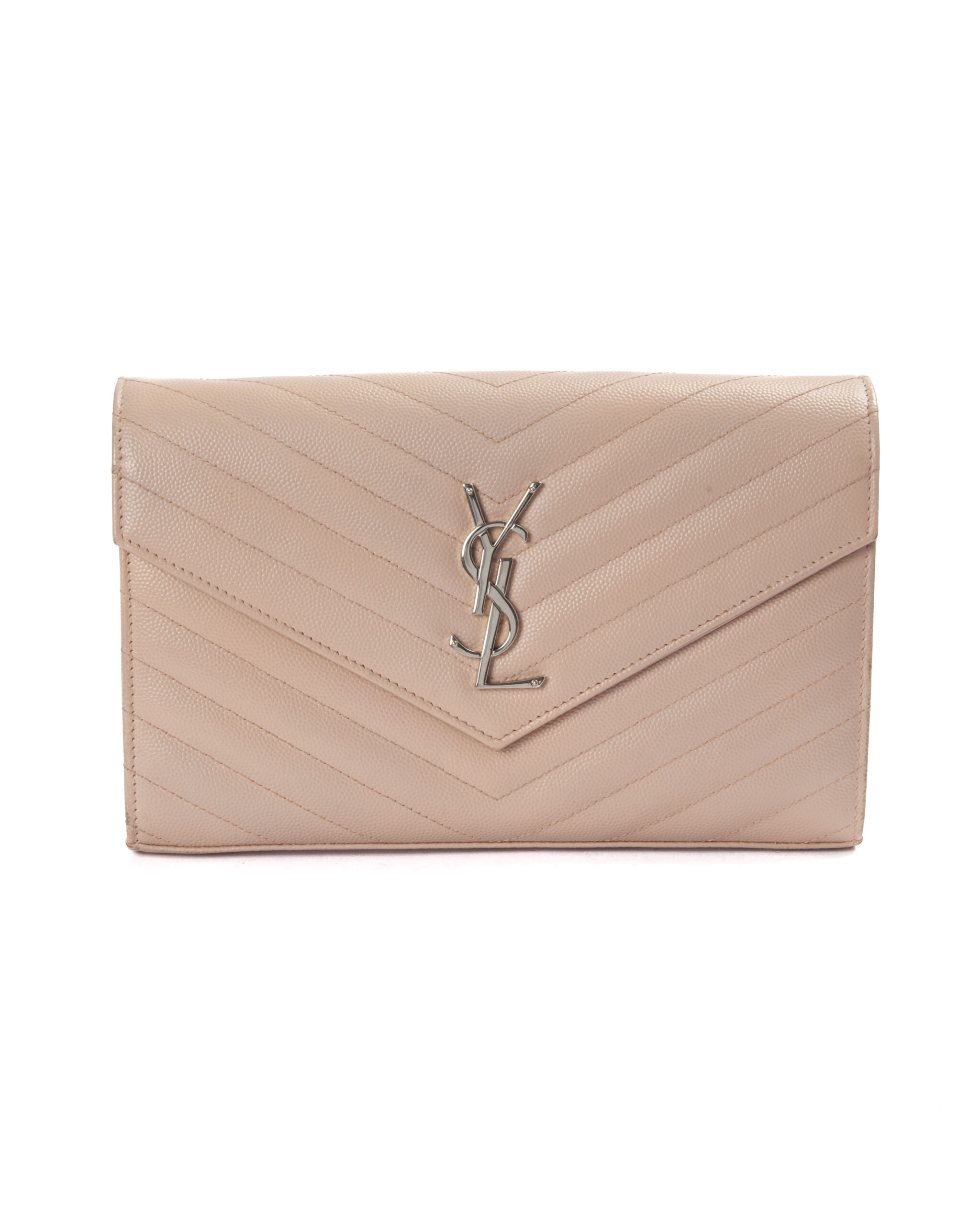 Saint Laurent Iconic Cassandre Medium Granulata Rosa