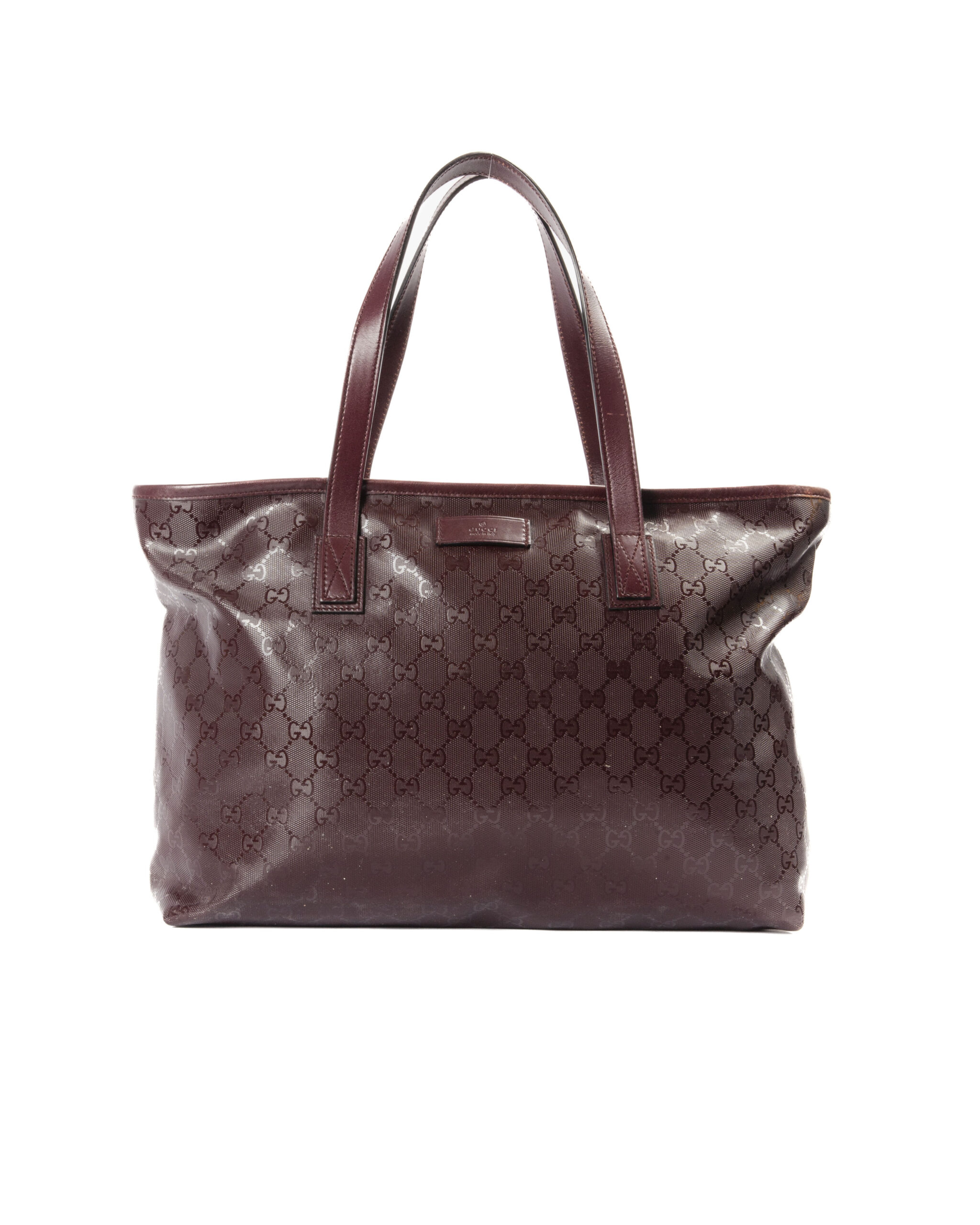 Gucci Shopper Medium GG Supreme Lucida Bordeuax