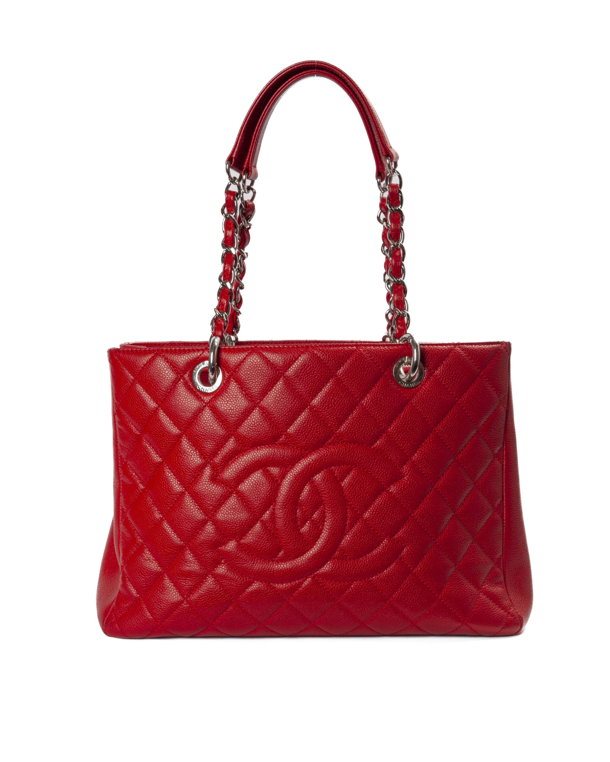 Chanel GST Medium Caviar Trapuntata Rossa