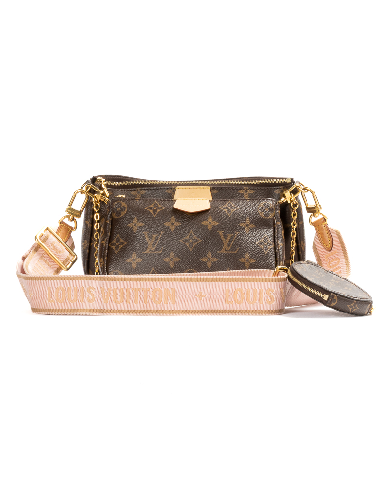 Louis Vuitton Multi Pochette MM Monogram Rosa