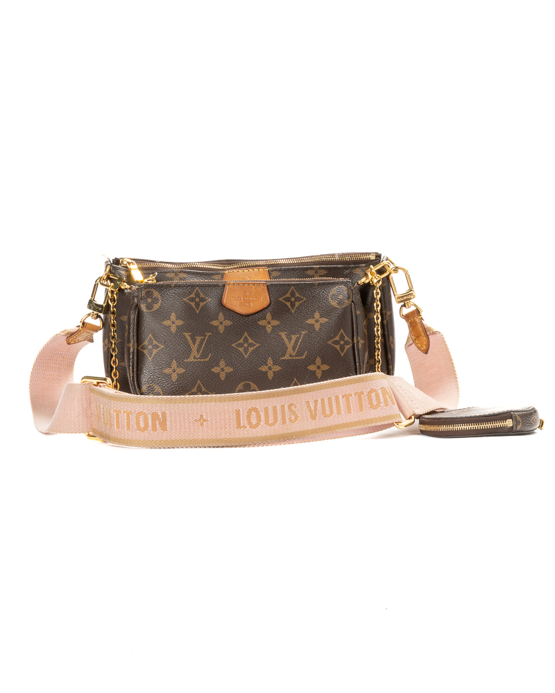 Louis Vuitton Multi Pochette MM Monogram Rosa