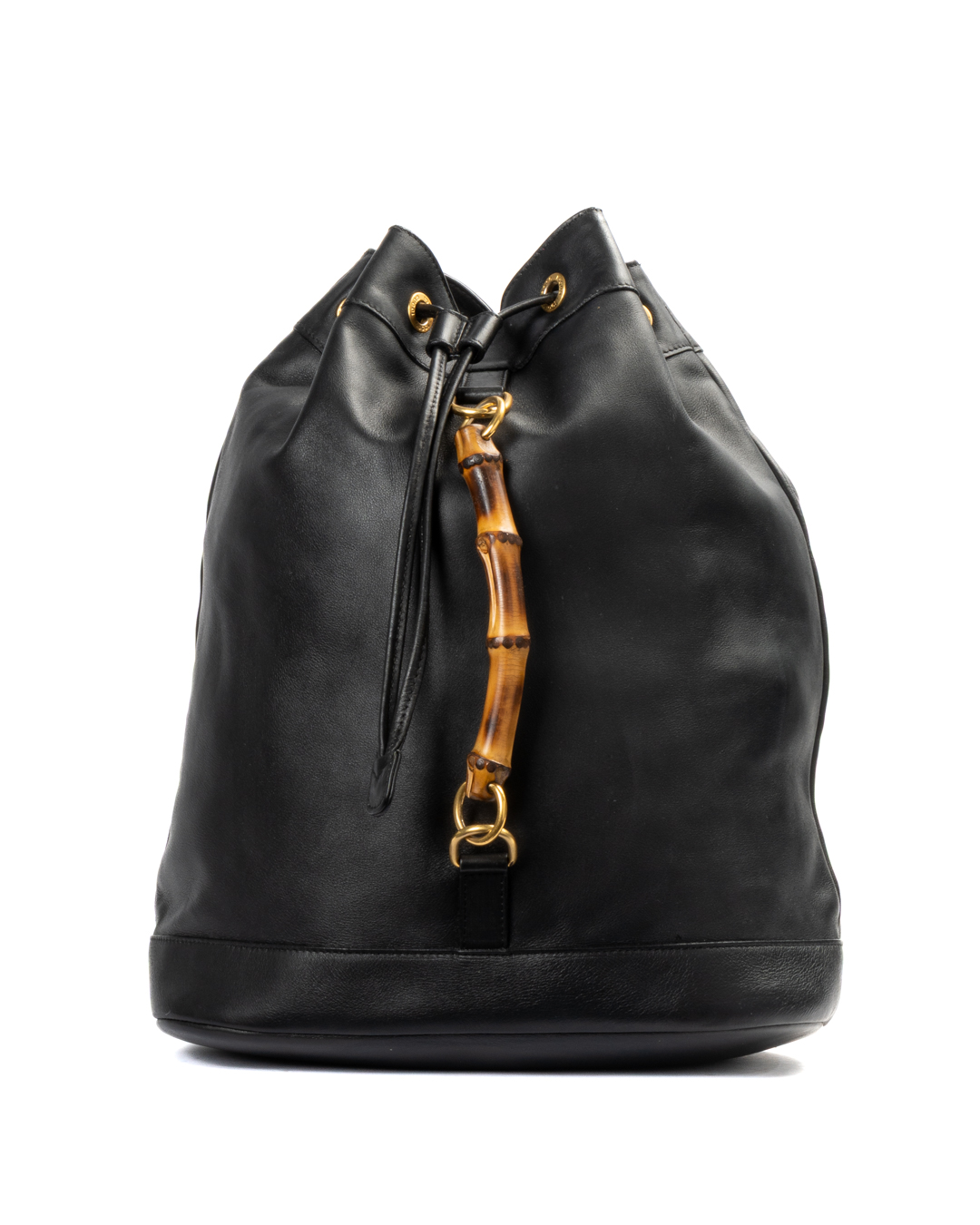 Gucci Zaino Bamboo Vintage Nero