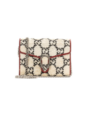 Gucci Dionysus Mini Tweed GG Bicolor Bianco