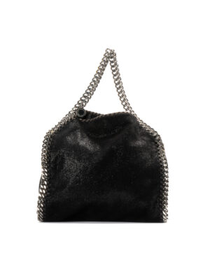 Stella McCartney 3 Chain Small Falabella Laminata Nera