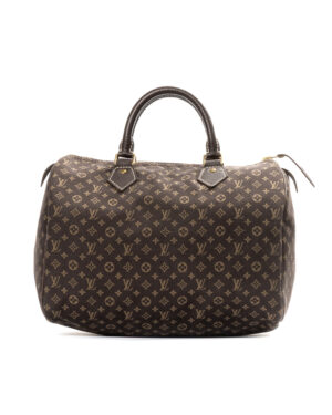 Louis Vuitton Speedy 30 Mini Lin Marrone