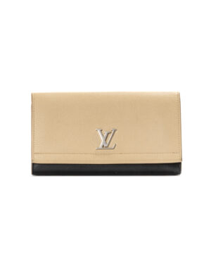 Louis Vuitton Portafoglio Lockme 2 Bicolor Nero Crema