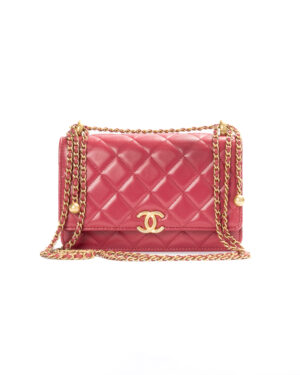 Chanel Wallet On Chain Timeless Trapuntata Fucsia
