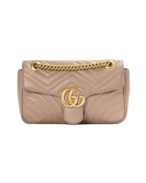Gucci Marmont 26 GG Matelassè Cipria