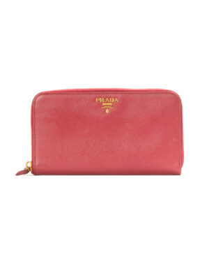 Prada Portafoglio Zippy Saffiano Fucsia