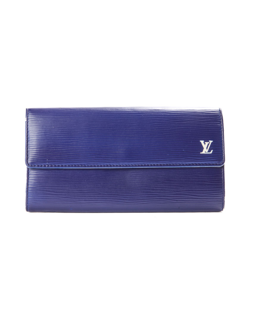 Louis Vuittton Portafoglio Sarah Epi Blu
