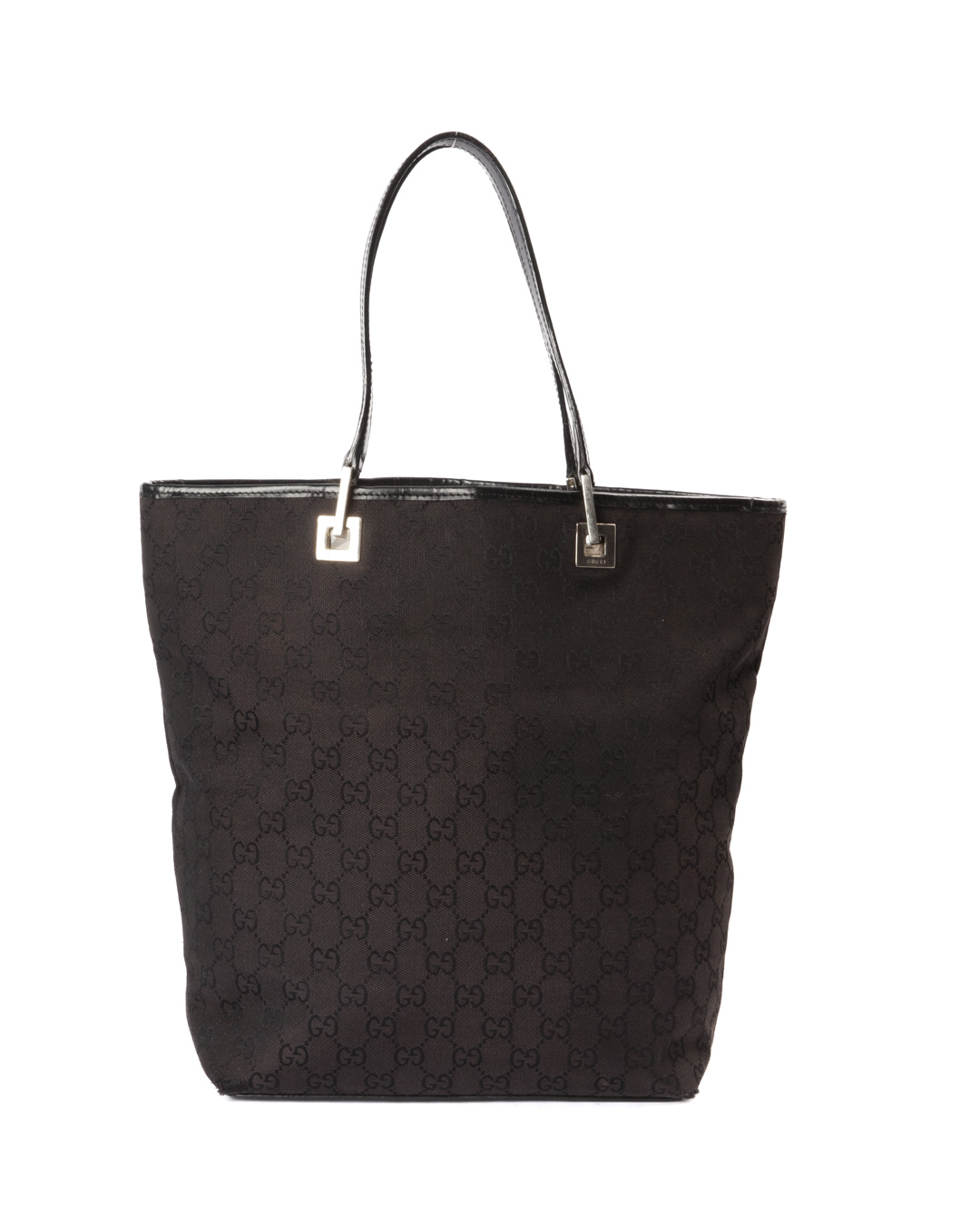 Gucci Tote Vertical Medium GG Supreme Nero