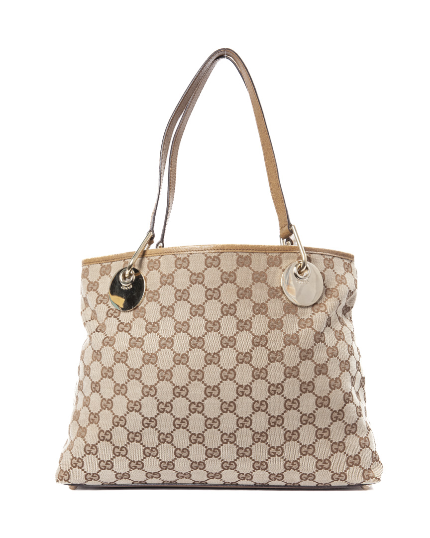 Gucci Tote Eclipse Medium GG Supreme Marrone