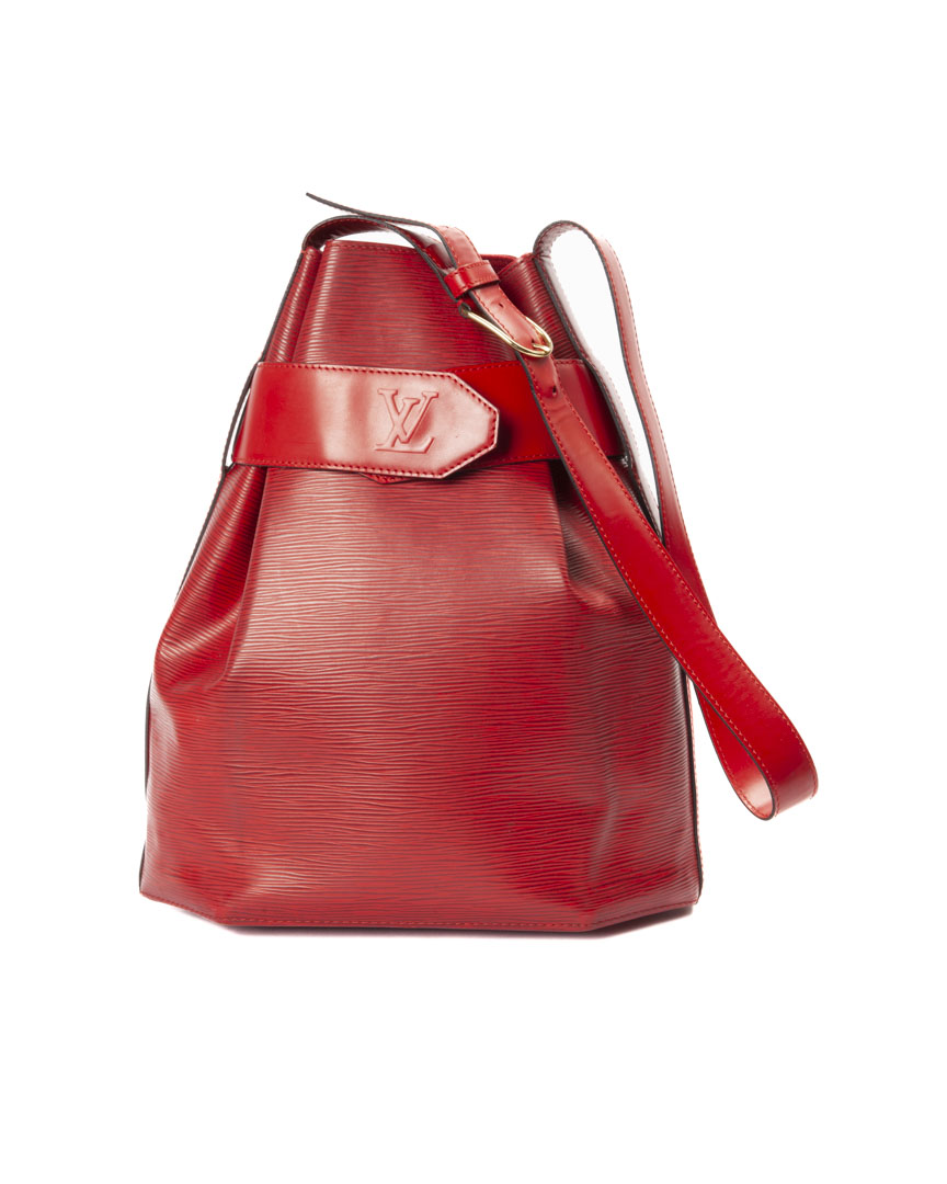 Louis Vuitton Sac D'epaule MM Epi Rosso