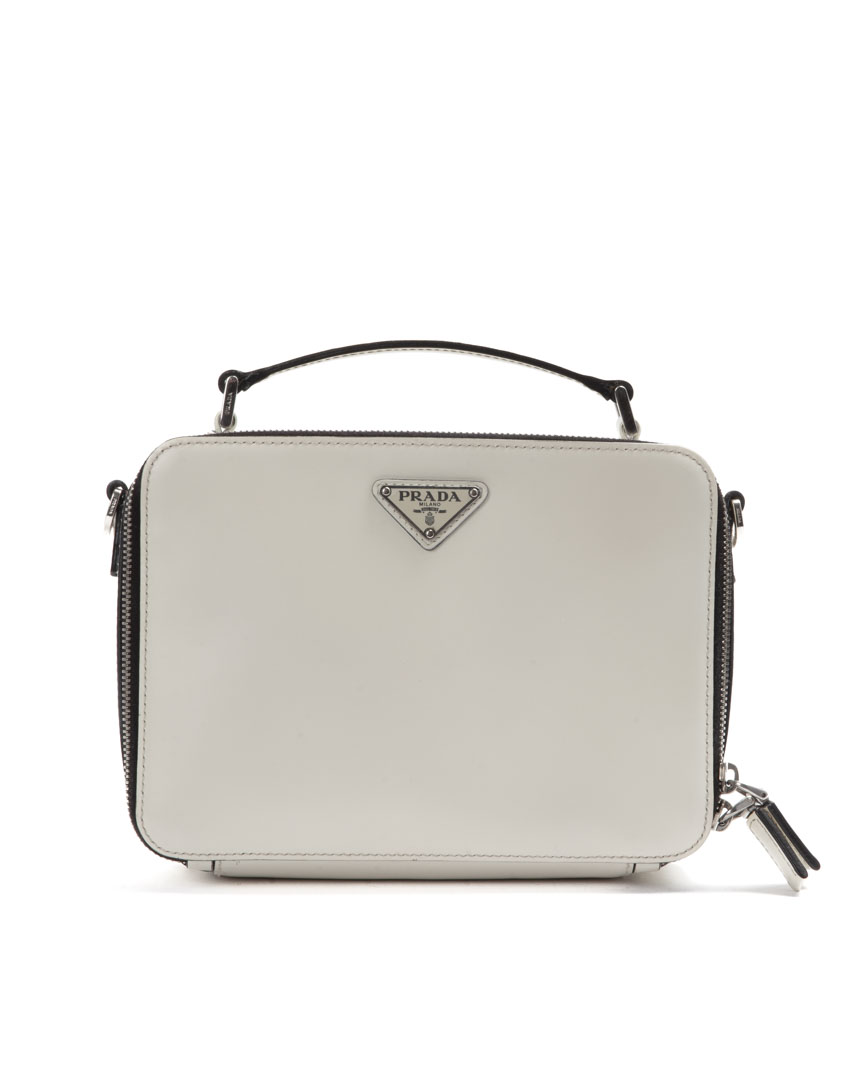 Prada Brique Camera Bag Medium Liscia