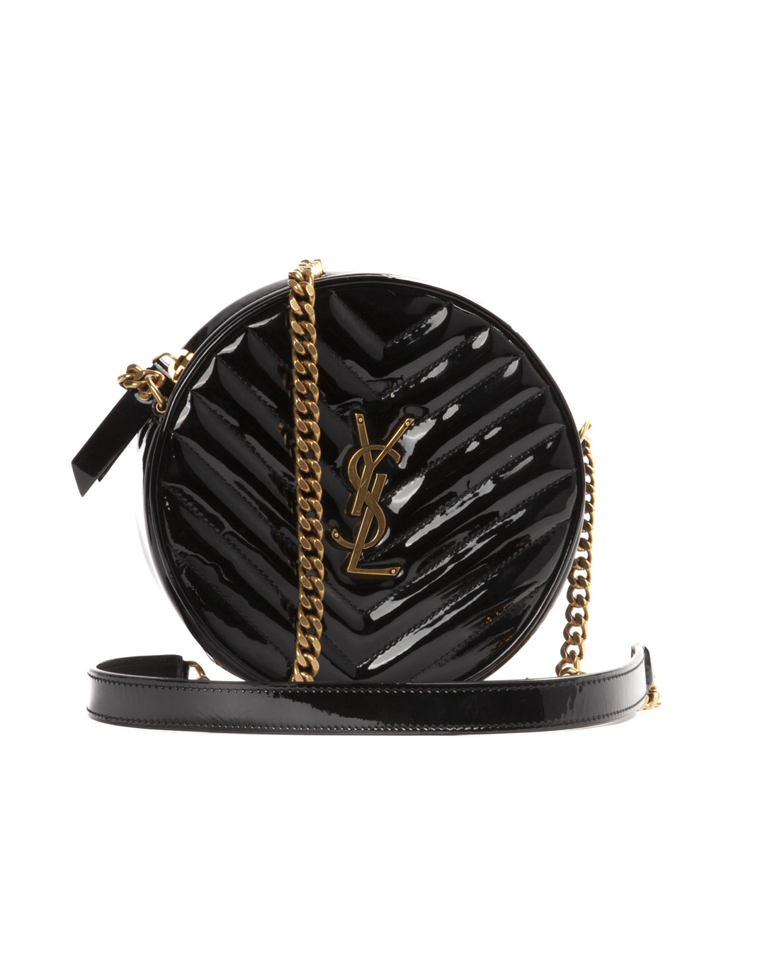 Saint Laurent Circle Bag Small Vernice Nera