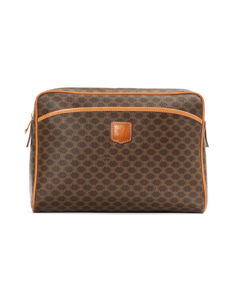 Celine Clutch Triomphe Vintage Marrone