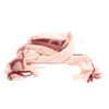 Dior Sciarpa Lana Bicolor Rosa Bordeaux