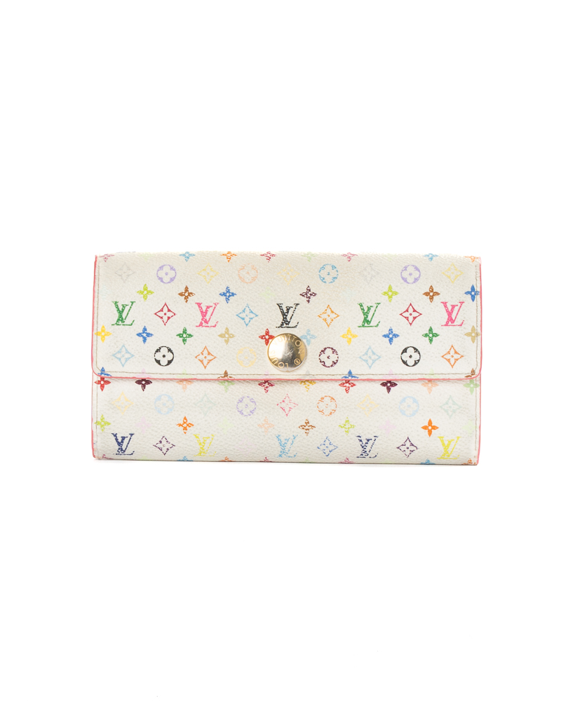 Louis Vuitton Portafoglio Sarah Monogram Bianco