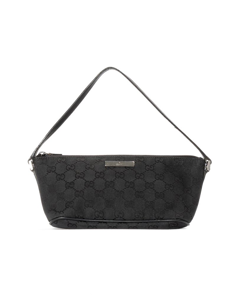 Gucci Pochette Horizontal GG Supreme Nero