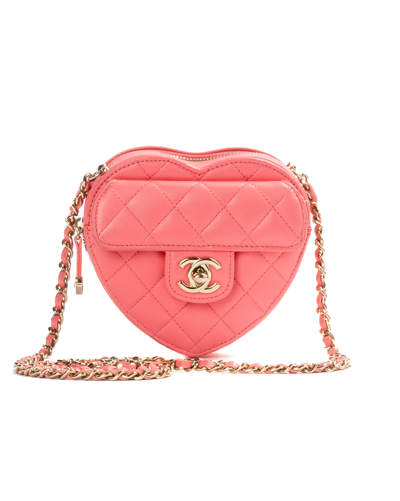 Chanel Heart Mini Timeless Rosa