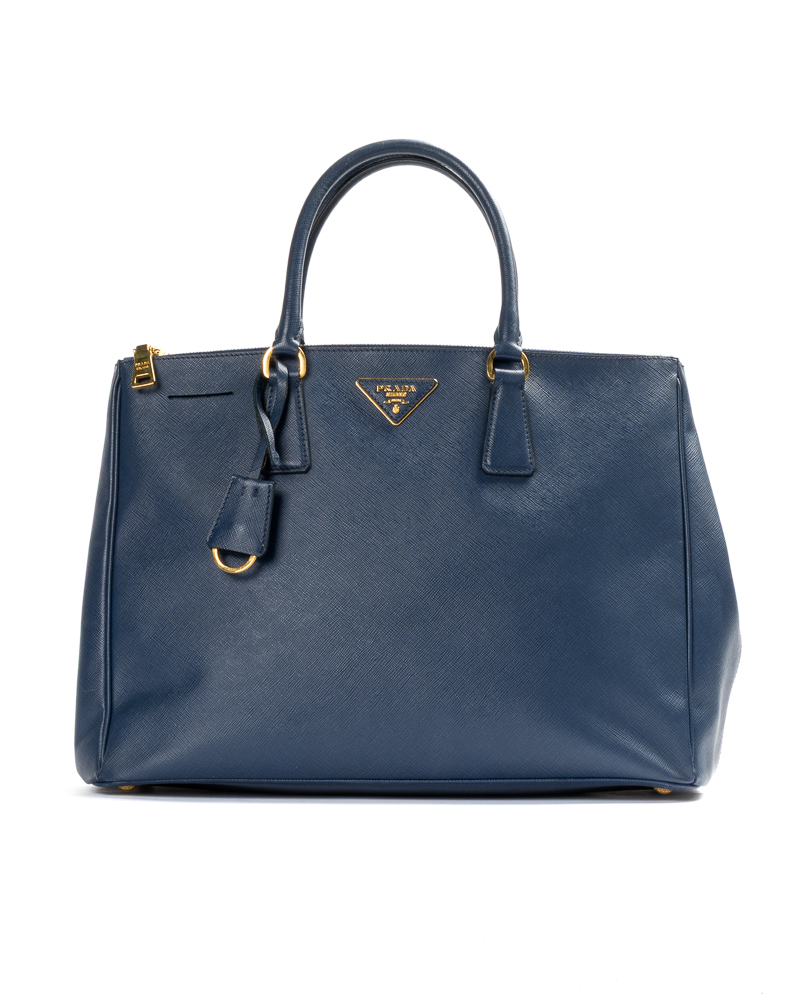 Prada Galleria Large Saffiano Blu