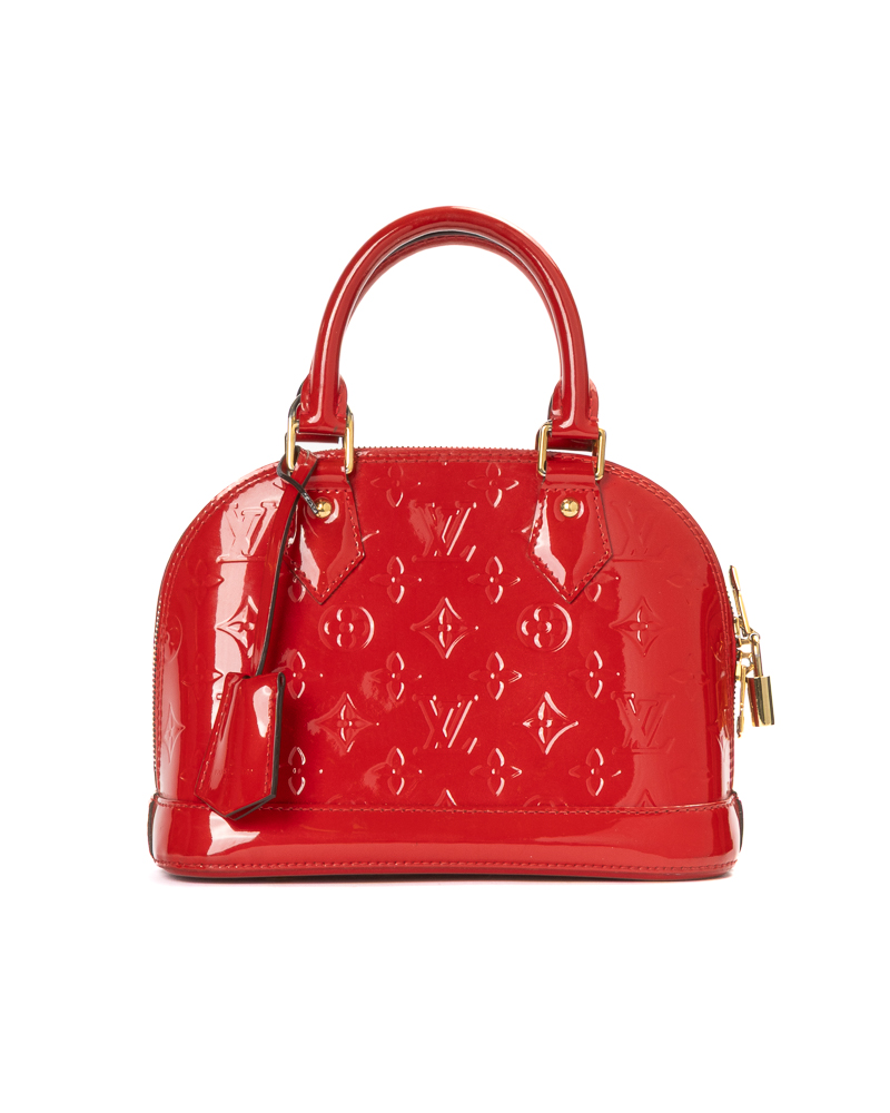 Louis Vuitton Alma BB Vernice Rossa