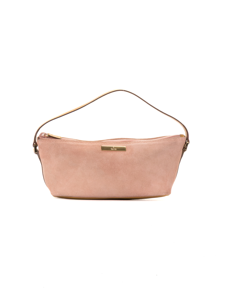 Gucci Pochette Horizontal Small Camoscio Rosa