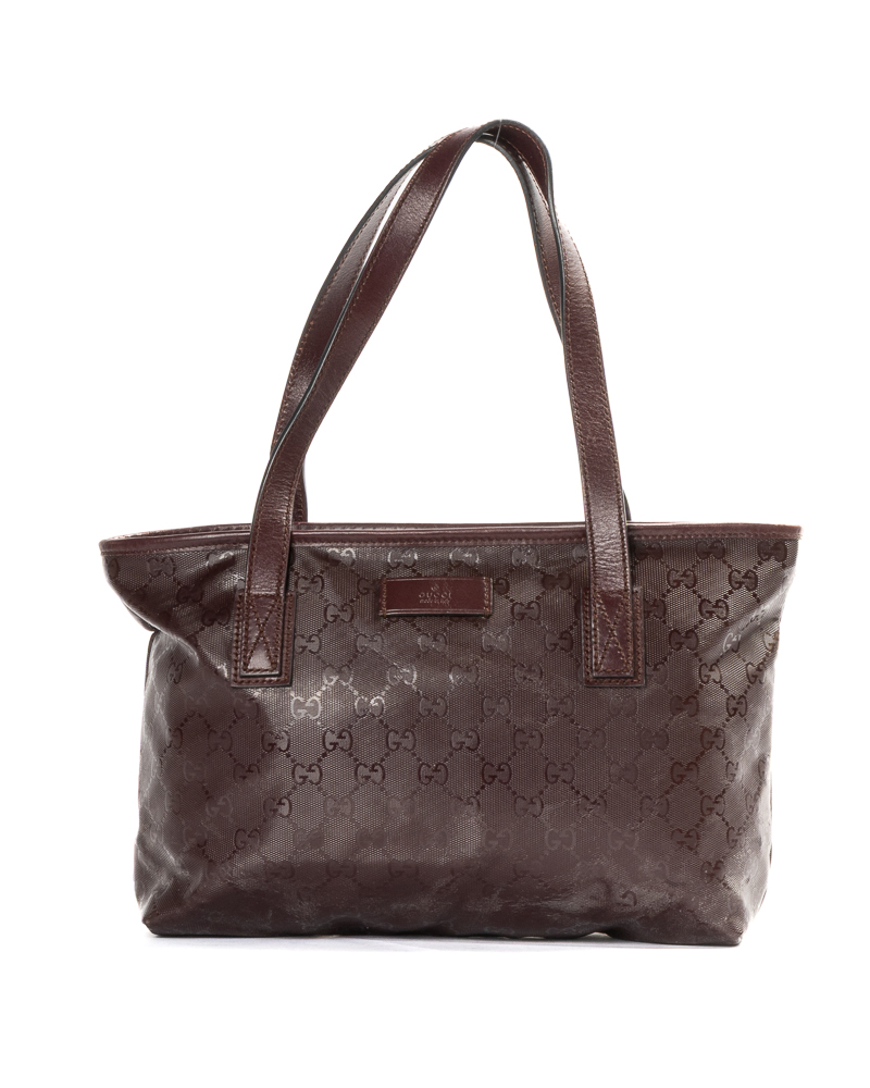 Gucci Shopper Small GG Crystal Borgogna
