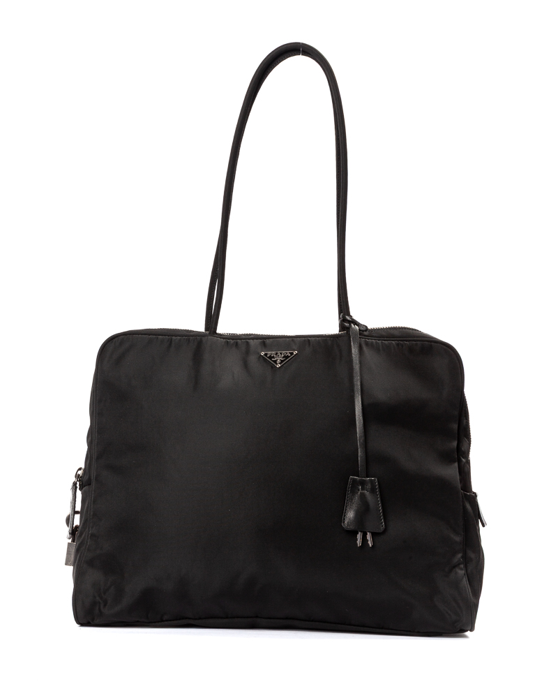 Prada Shopper Medium Nylon Nera