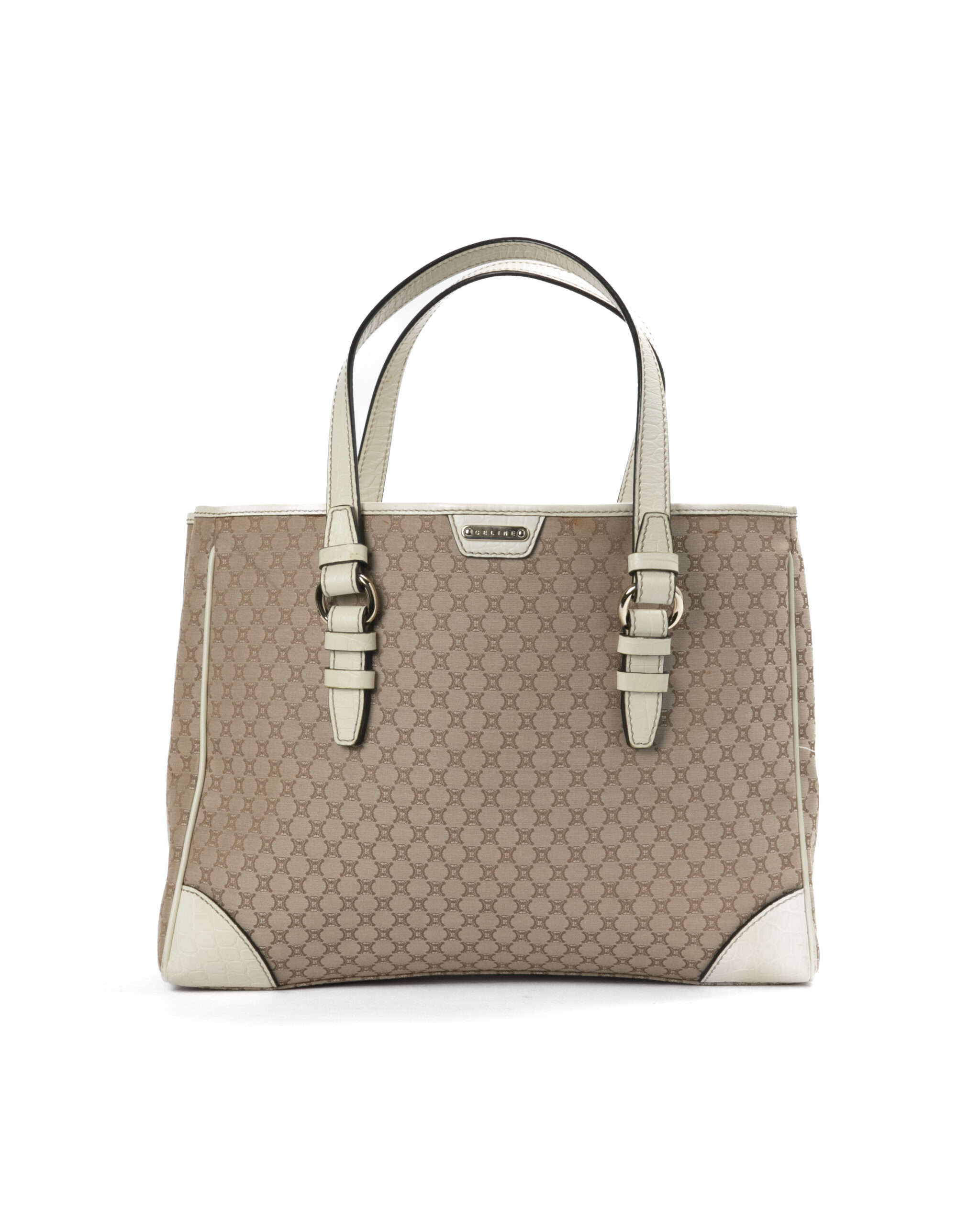 Celine Macadam Tote Square MM Bianca