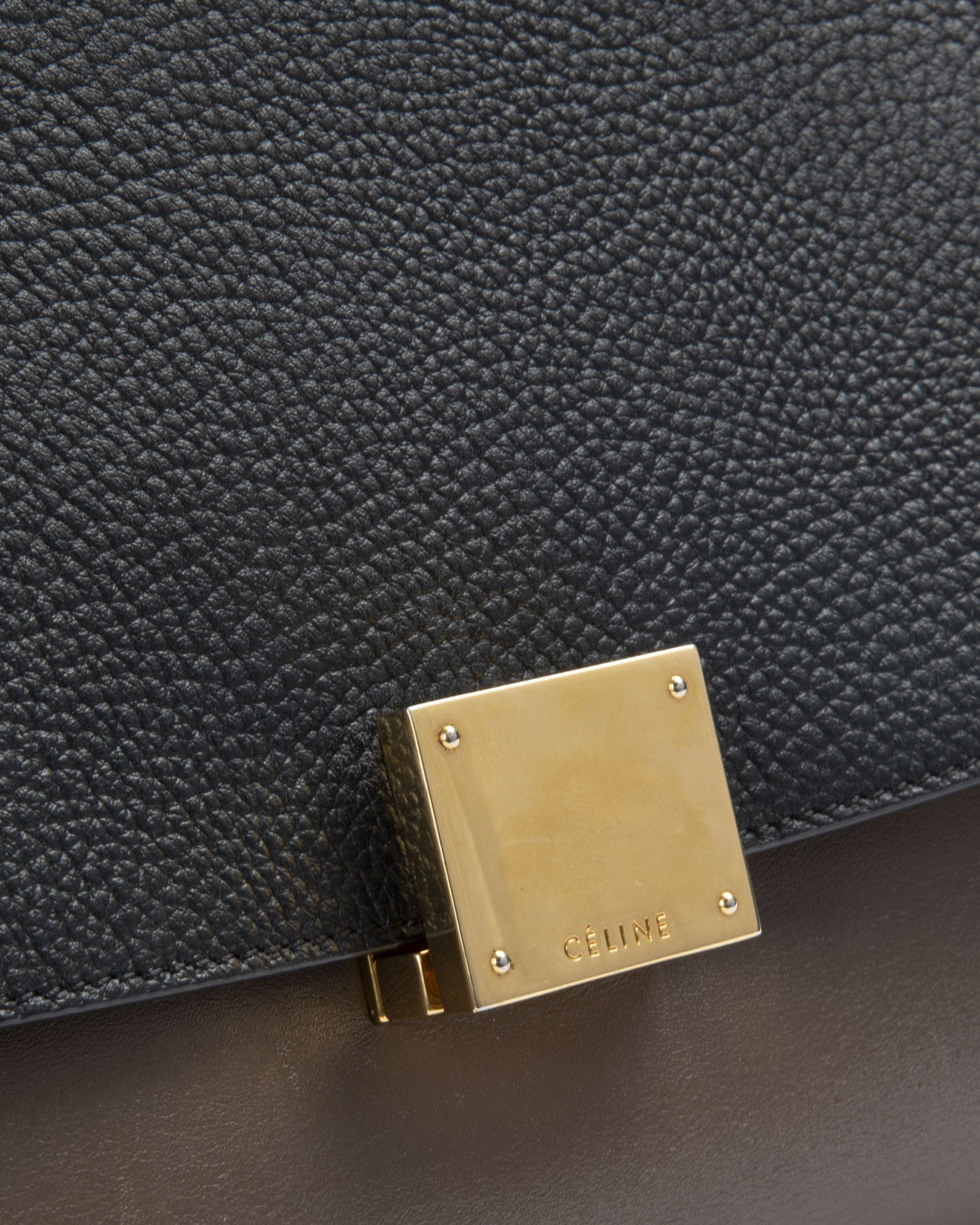 Alternative view of Celine Trapeze Medium Tricolor Ruggine