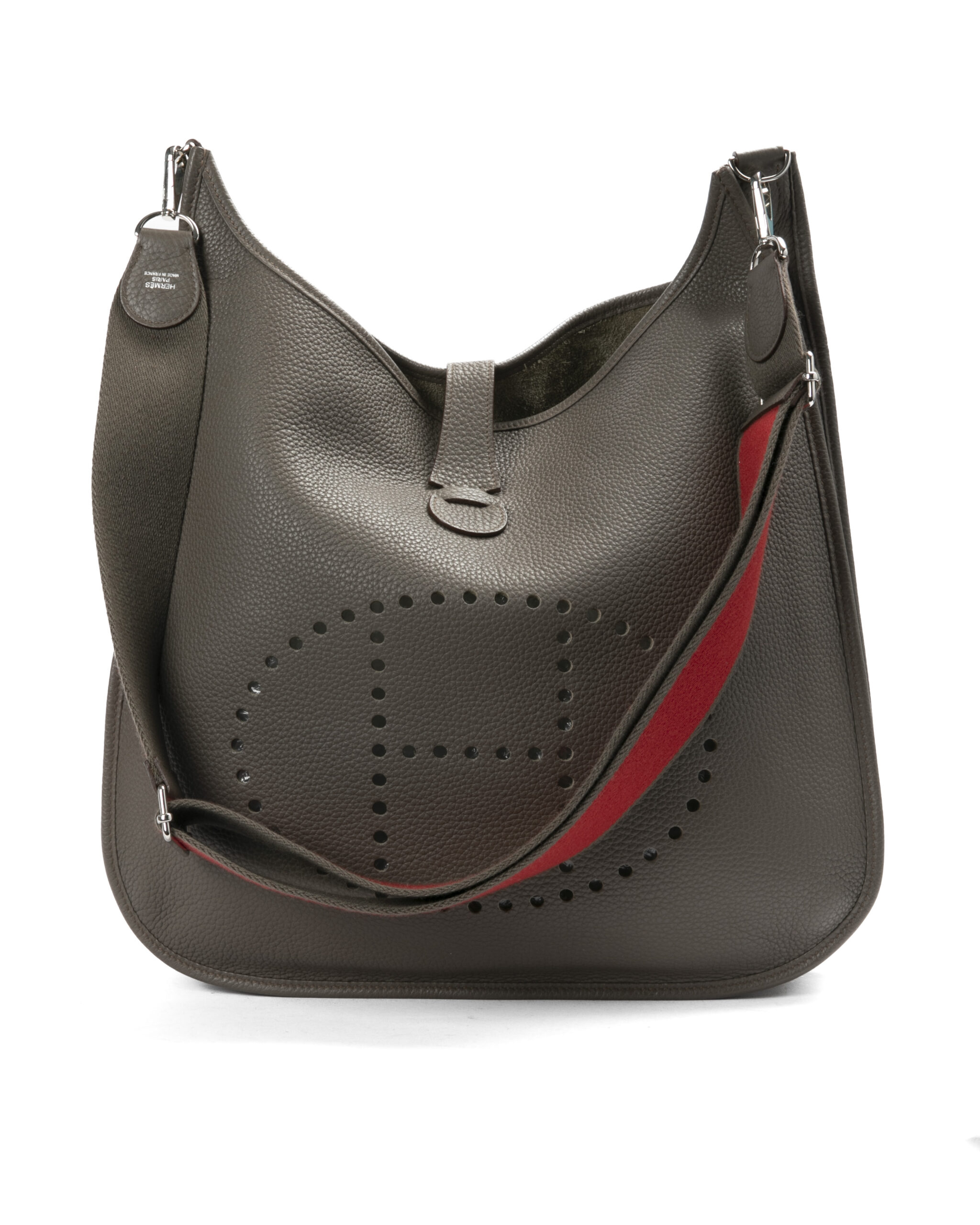 Hermès Sac Evelyne 40 Togo Graphite Grigia